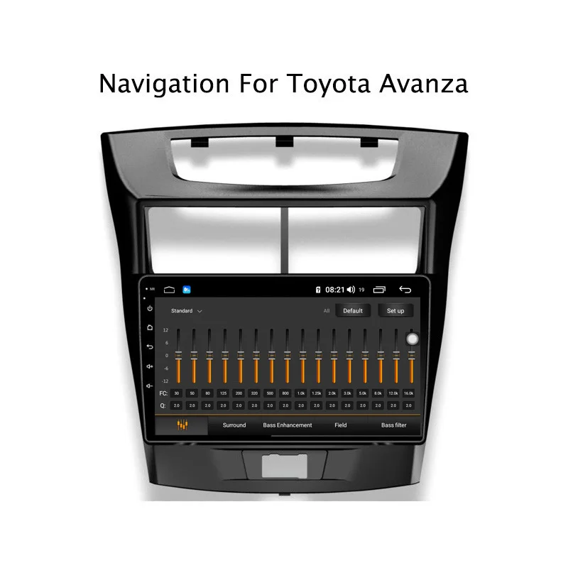 Ectwodvd 9 дюймов Andriod 8,1 автомобильный DVD gps для Toyota Avanza 2010- 4G ram 64G rom CarPlay DSP 4G LTE с wifi