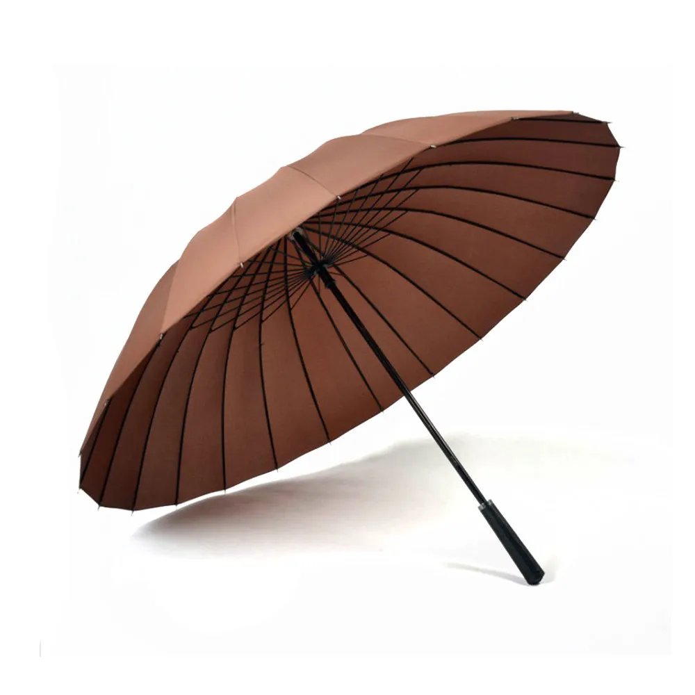 

24 Bone Manual Long Handle Big Umbrella Rain Women Folding Wind Resistant Large Umbrella Men Travel Business Umbrellas Hot #15