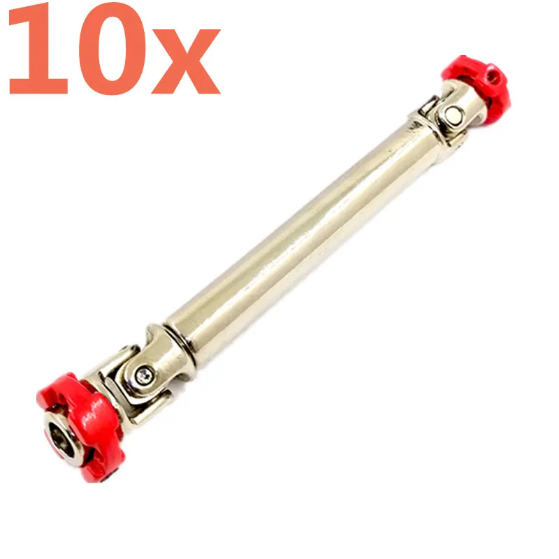 10Pieces Aluminum Alloy Crawler Drive Shaft CVD 90-120mm For 1/10 Scale Models RC Car SCX10 90046 D90 SCX-10 TAMIYA RC4WD | Игрушки и