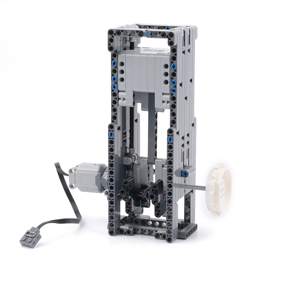 

356Pcs MOC Dynamic Engine Model Single Cylinder Engine Small Particle DIY Building Block Engine Toy Gift For Age 8+