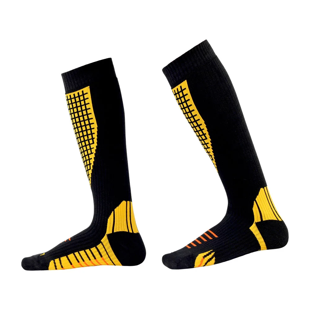 4 пары лыжных носков для сноубординга, утолщенные зимние спортивные носки для мужчин и женщин, водонепроницаемые Длинные теплые уличные лыжные термоноски - Цвет: A2(1 Pair)