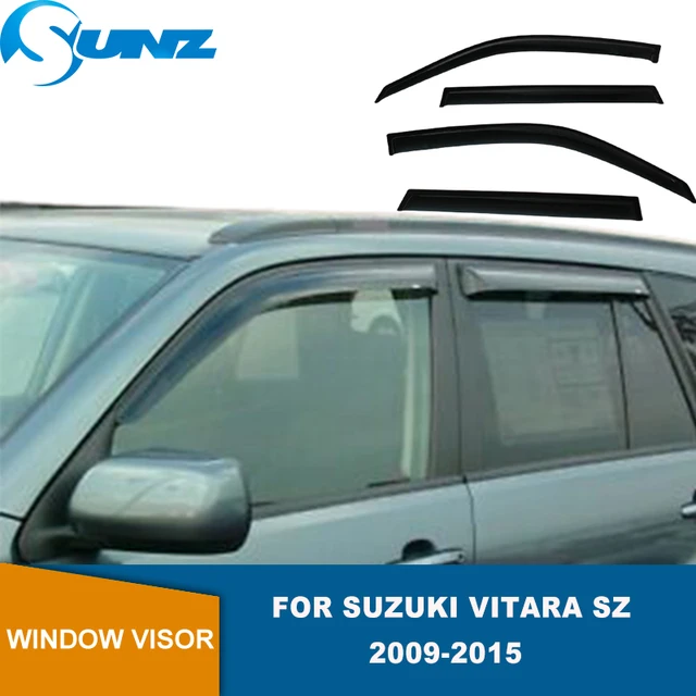 $US $92.54 Side Window Deflectors  For Suzuki VITARA SZ 2009 2010 2011 2012 2013 2014 2015 Acrylic  Black Sun Rain Deflector Guard  SUNZ