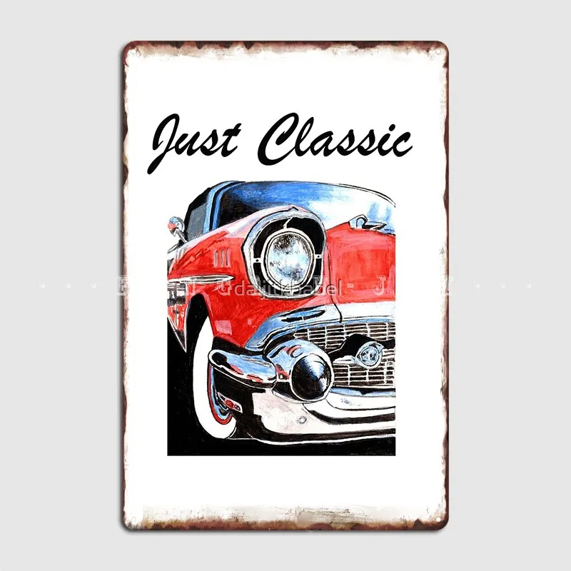 Просто классический автомобильный металлический плакат на стену пещера клубный