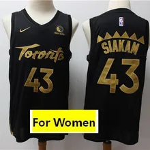 /20 город издание Женщины Toronto#23 Fred VanVleet#43 Pascal Siakam#7 Кайл Лоури baskeball майки