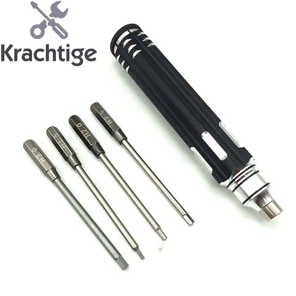 Krachtige 4 in1 Hex Screwdriver Repair Steel Kit For UAV RC Helicopter Car Airplanes Boats / 1.0 1.5 2.0 2.5 | Инструменты
