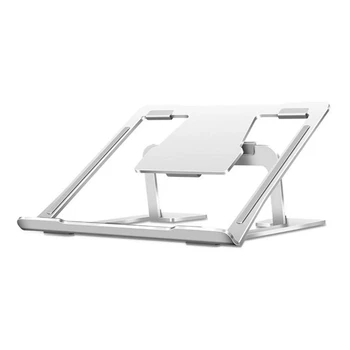 

Aluminum Alloy Laptop Cooling Bracket, Adjustable Laptop Rack for Laptops Up to 15.6 Inches