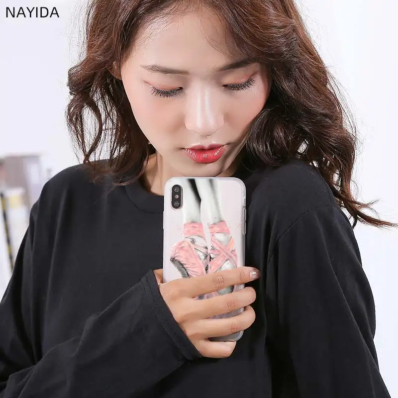 Модный мягкий чехол для Xiaomi Redmi 9A 8A 7A 6A Note 9 8 7 6 5 Pro 8T 9S Coque красивые балетки