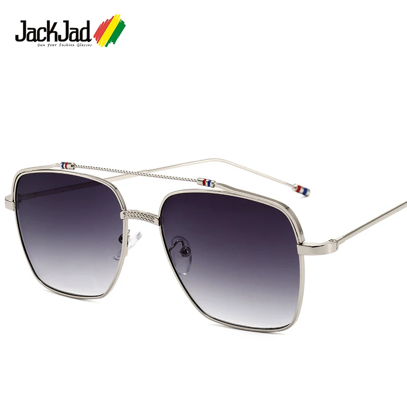 

JackJad Fashion Square Pilot Style Gradient Suglasses Eyewear Frame Women Vintage Brand Design Sun Glasses Oculos De Sol 9239