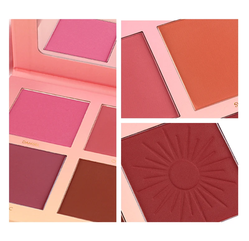 IMAGIC Makeup 6 цветные Румяна естественный "нюд" макияж Осветляющий цвет лица