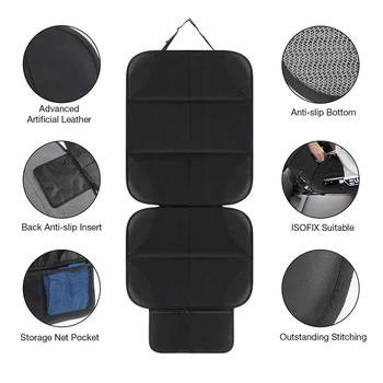 

2pcs Non Slip Scratch Proof Trucks Front Car Seat Cover Auto Accessories Styling Protector For Baby Pet Artificial Leather