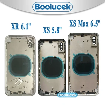 

AAA For iphone X 5.8'' / XR 6.1'' / XS 5.8'' / XS Max 6.5'' Housing Battery Cover Door Rear Chassis Frame Back Cover
