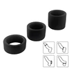 Male Silicone penis lock cock Ring bondage Erection Delay Ejaculation Reusable Enlargement ball stretcher BDSM Sex Toy for Men 1