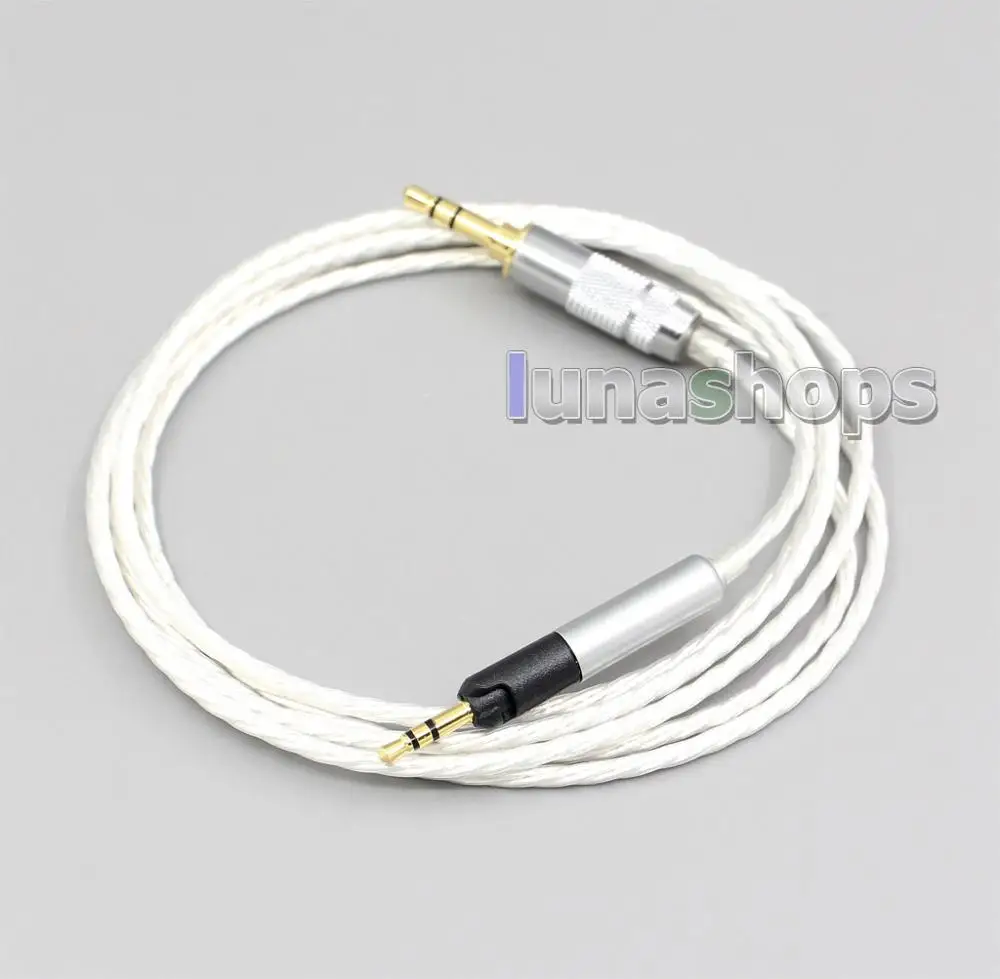 Hi Res посеребренный 7N OCC кабель для наушников Sennheiser HD598se HD559 hd569 hd579 hd599 hd558 hd518