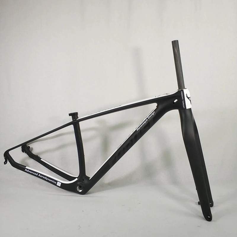 Fiets Carbon Frame 29er Mountainbike Frame Ud Zwart Mate Glossy 15 17 19  Inch Met Mtb Carbon Vork 15 9Mm Aangepaste Verf|carbon frame 29er|mtb carbon  frame 29erframe 29er - AliExpress