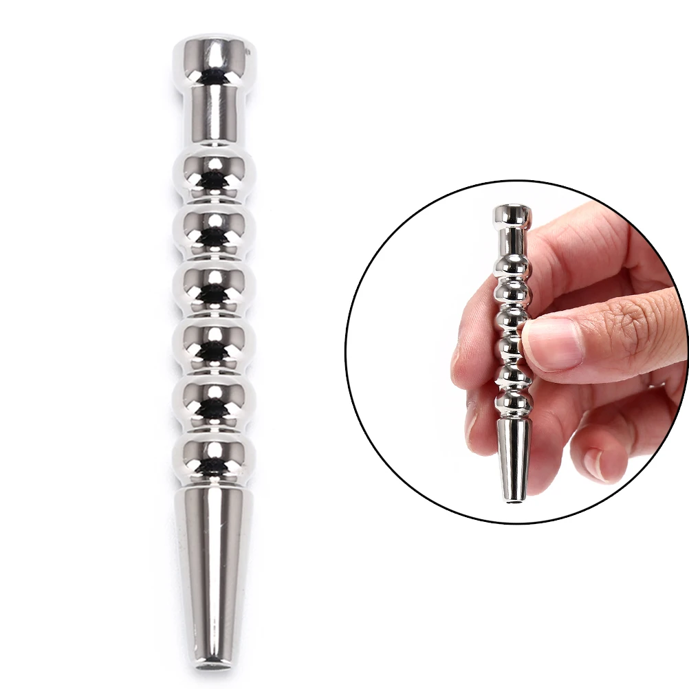 Sex Fetish Hollow Stainless Steel Penis Plug Urethral Dilators Catheters sounds Prince Stretching Sex Toys 72mm for Men