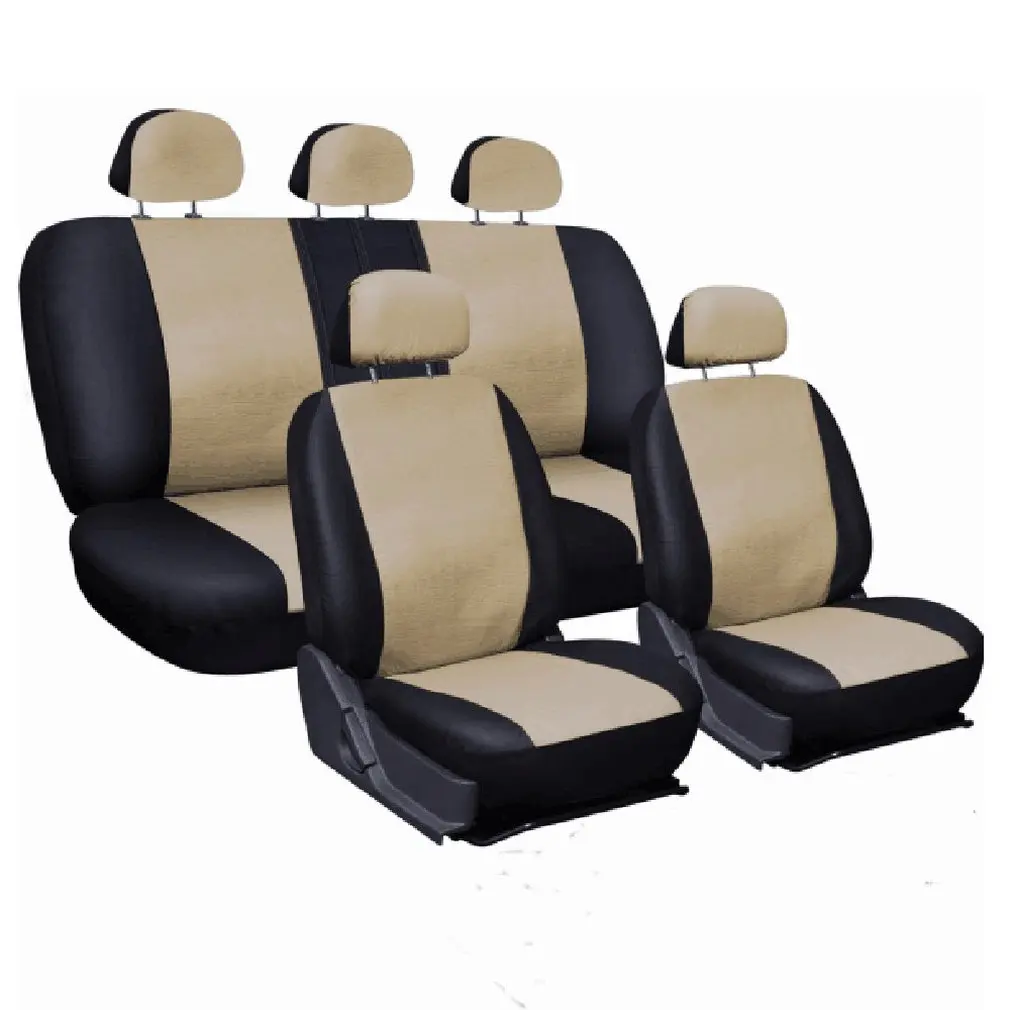 

Oxgord Faux Pu Leather Protects Original Upholstery Car Seat Covers Steering Wheel Belt Pad Head Rest
