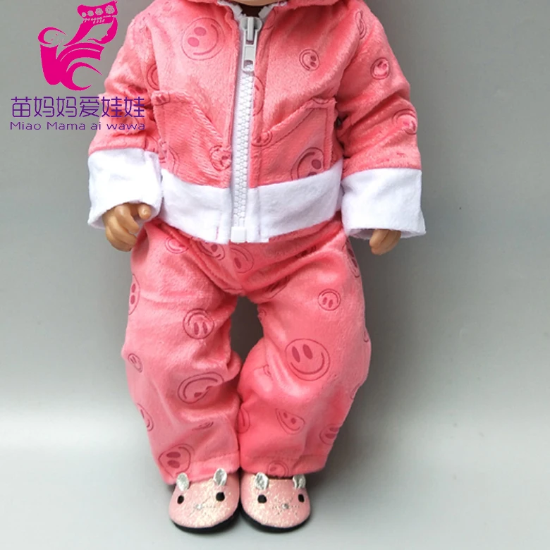 

doll clothes set Fit 43cm Baby new Born Doll clothes 18 inch doll clothes accessories