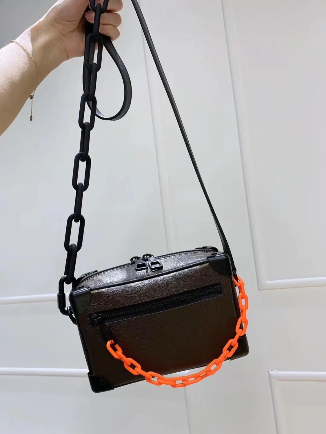 

2019 newest designer fashion chain box shape bag famous brand female bag luxury women bags designer cross-body hobos handbags