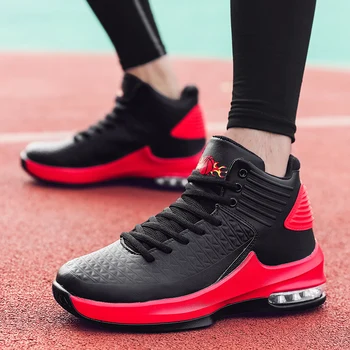 

Style Basketball Shoes Outdoor Sports Shoes Men Cushion Breathable Light Retro Sneakers Basketball Boots Mens Athletic Shoes