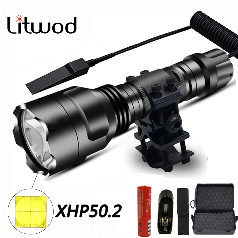 XHP50.2 светодиодный тактический фонарь мощный Xlamp Водонепроницаемый T6/L2 разведчик