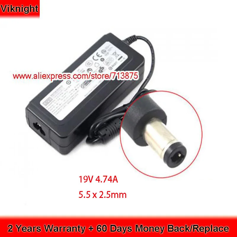 Adaptador de Corrente Alternada para Apd Genuine Ap2011 wd Pr4100 Nas Da-90f19 Nb-90a19 Nb-90b19 5.5×2.5mm Ex4100 Monitor Led 19v 4.74a 90w Gnb-g5