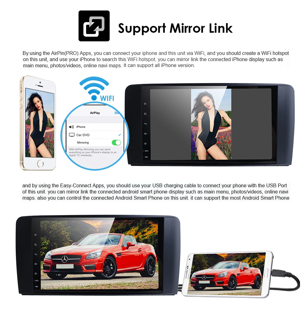  Android 9.0 4G 64G car GPS For Mercedes Benz ML GL W164 ML350 ML500 GL320 X164 ML280 GL350 GL450 ra