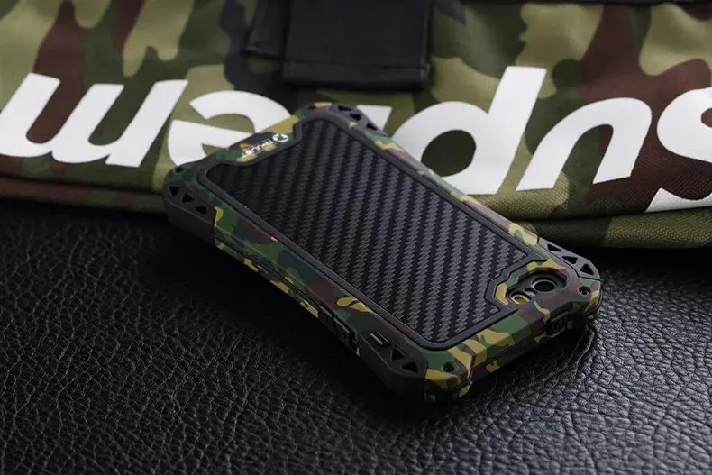 Камуфляжный чехол MBPMATE для iphone X 5c 5S SE 6 6S plus 6Plus 7 8 Plus XS Max металлический алюминиевый защитный водонепроницаемый противоударный мощный чехол