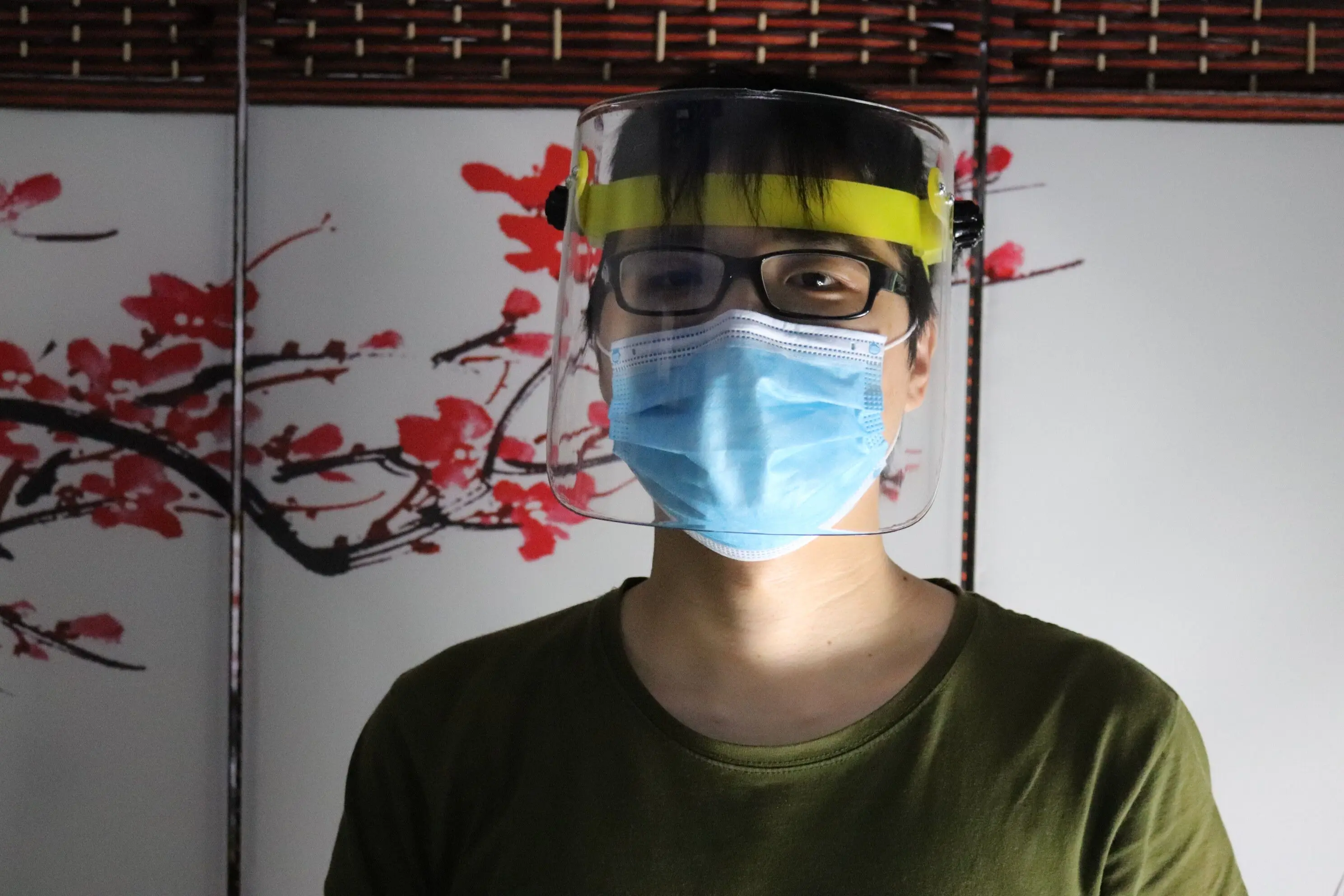 Dustproof Mask Transparent PVC Safety Faces Shields Screen Spare Visors For Head Eye Protection Face mask