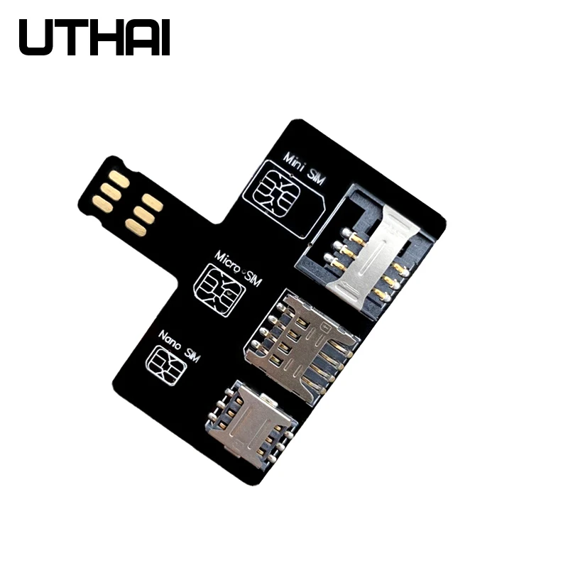 Uthai T10 For Iphone Sim Card 4in1 External Card Slot Adapter Fast