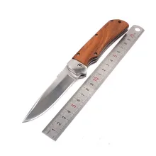 Складной карманный нож тактические ножи для выживания на открытом воздухе Кемпинг Охота многофункциональный инструмент со вставными ножами 7CR18MOV лезвие деревянная ручка EDC Спасательный Инструмент