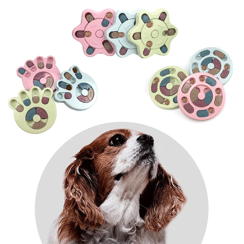 

Pet Dog Puzzle Toys Increase IQ Interactive Slow Dispensing Feeding Pet Dog Training Games Feeder For Small Medium Dog Puppy