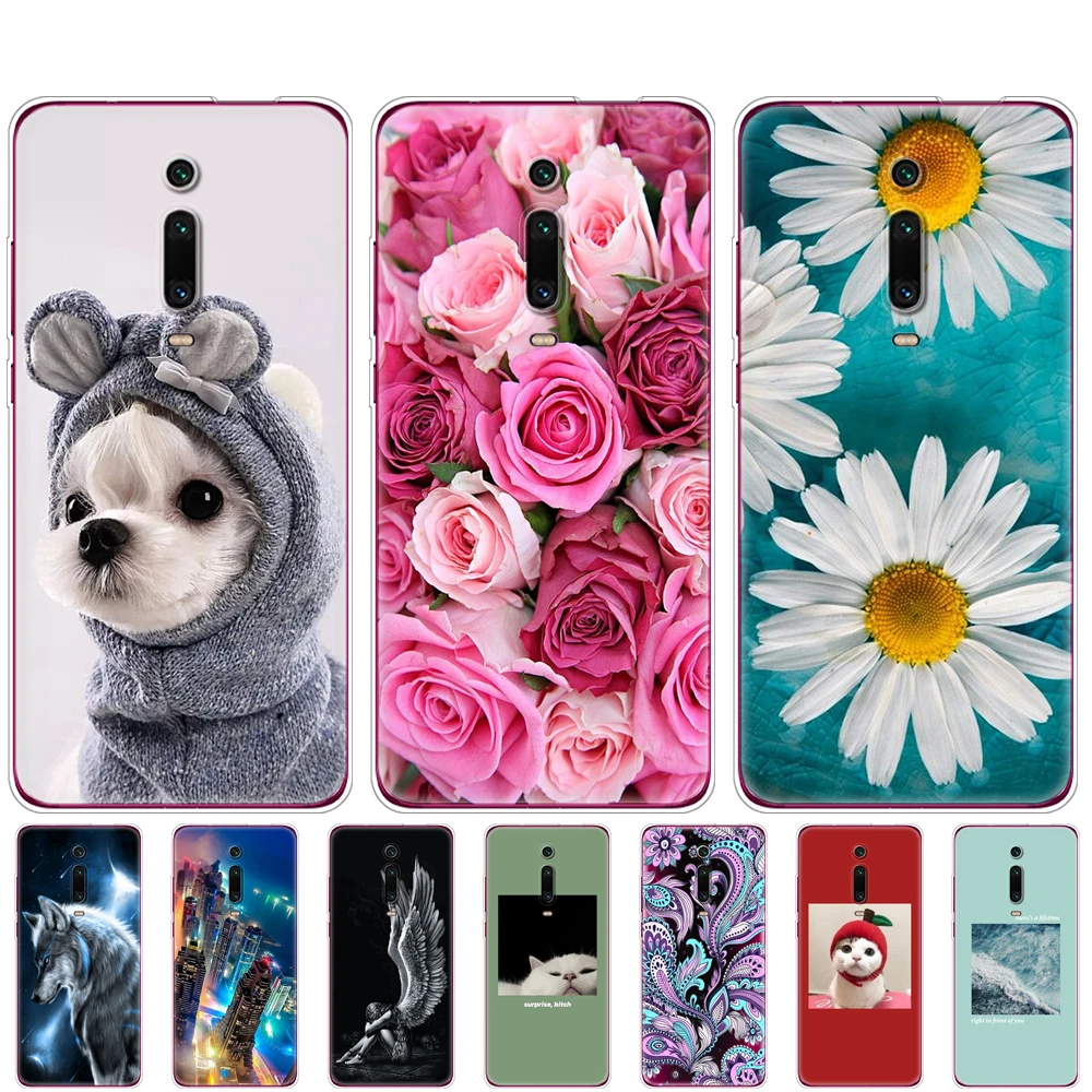 Чехол для xiaomi redmi k20 Mi 9T мягкий силиконовый чехол из ТПУ задней панели телефона pro