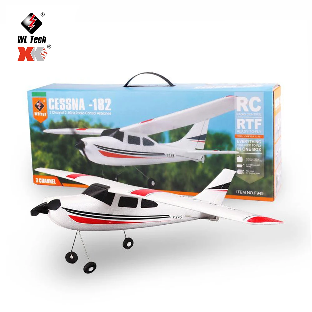 WLtoys F949 2 4G 3D6G 3Ch RC самолет с неподвижным крылом уличные игрушки Дрон RTF обновленная
