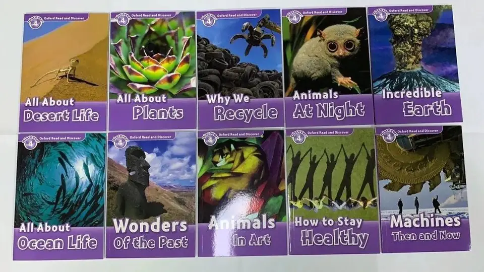 20 Pcs Set Oxford Read And Discover Imagine Level 4 English