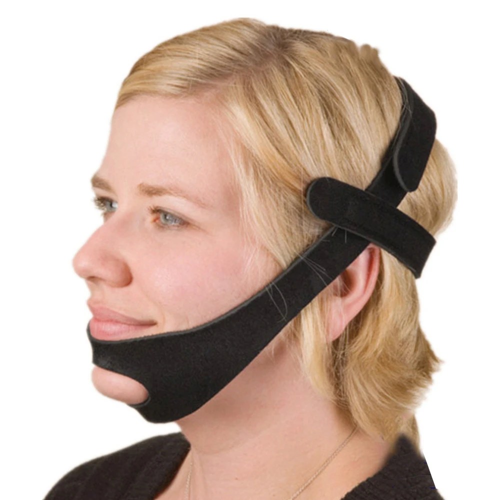 

Anti Snore Chin Strap Stop Snoring Snore Belt Sleep Apnea Chin Support Straps for Woman Man Night Sleeping Aid Tools Cpap Mask