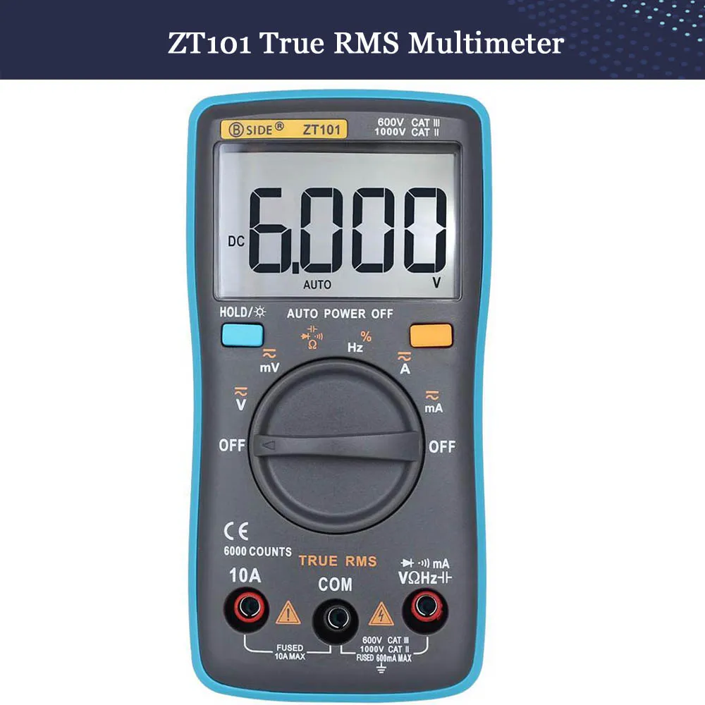 Цифровой мультиметр BSIDE ZT серии True RMS Автоматический диапазон ...
