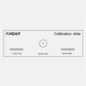 

Calibration Slide For Metallographic Microscope 0.01 mm Microscope Stage Micrometer Reticle CAT971