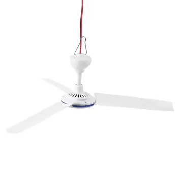 

C13 Plug DC 12V-85V 19.6\" Ceiling Fan Adjust Speed Hanging Fan for Camping Tent DXAC