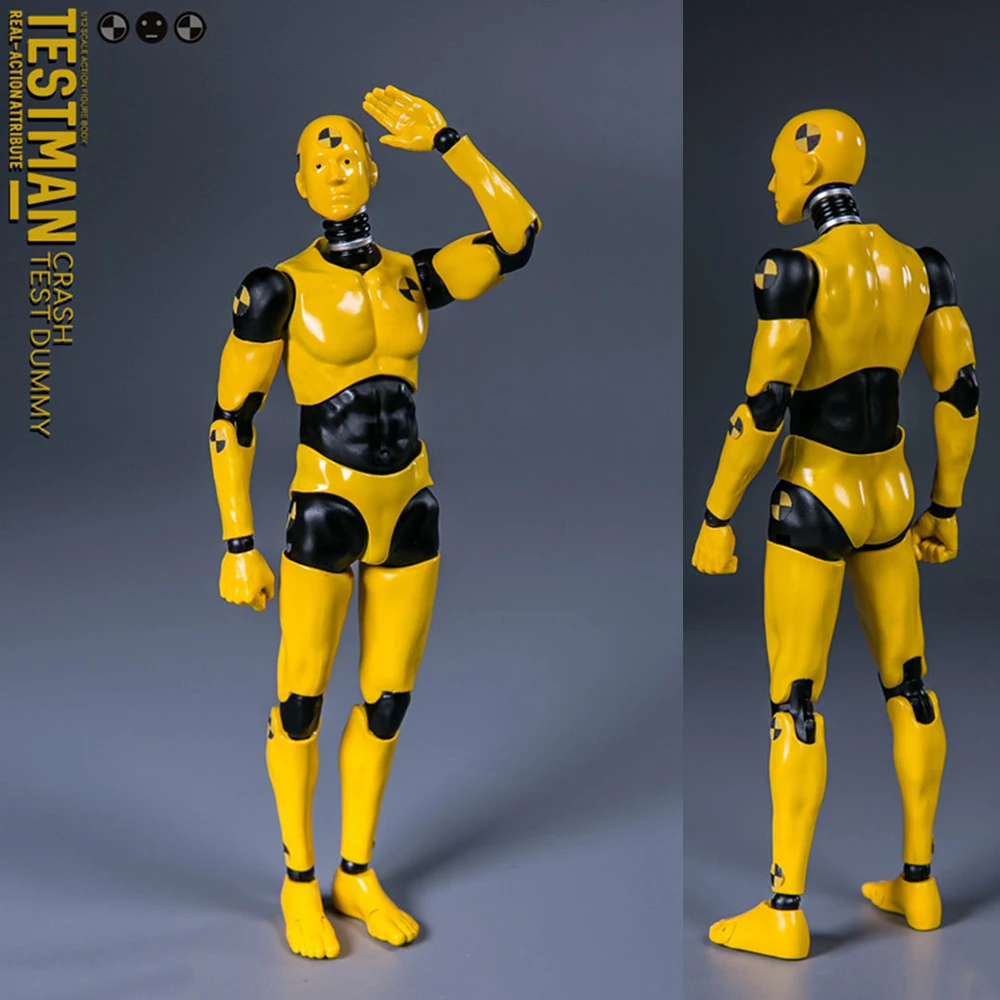 

DAMTOYS DPS02 1/12 DPS02 Testman Crash Test Dummy 6" Action Toy Doll