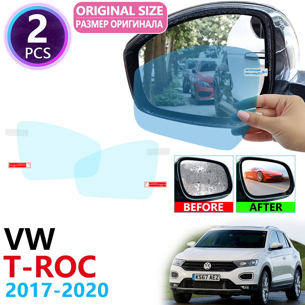 

for Volkswagen VW T-Roc TRoc T Roc 2017 2018 2019 2020 Full Cover Rearview Mirror Rainproof Anti Fog Film Clean Car Accessories