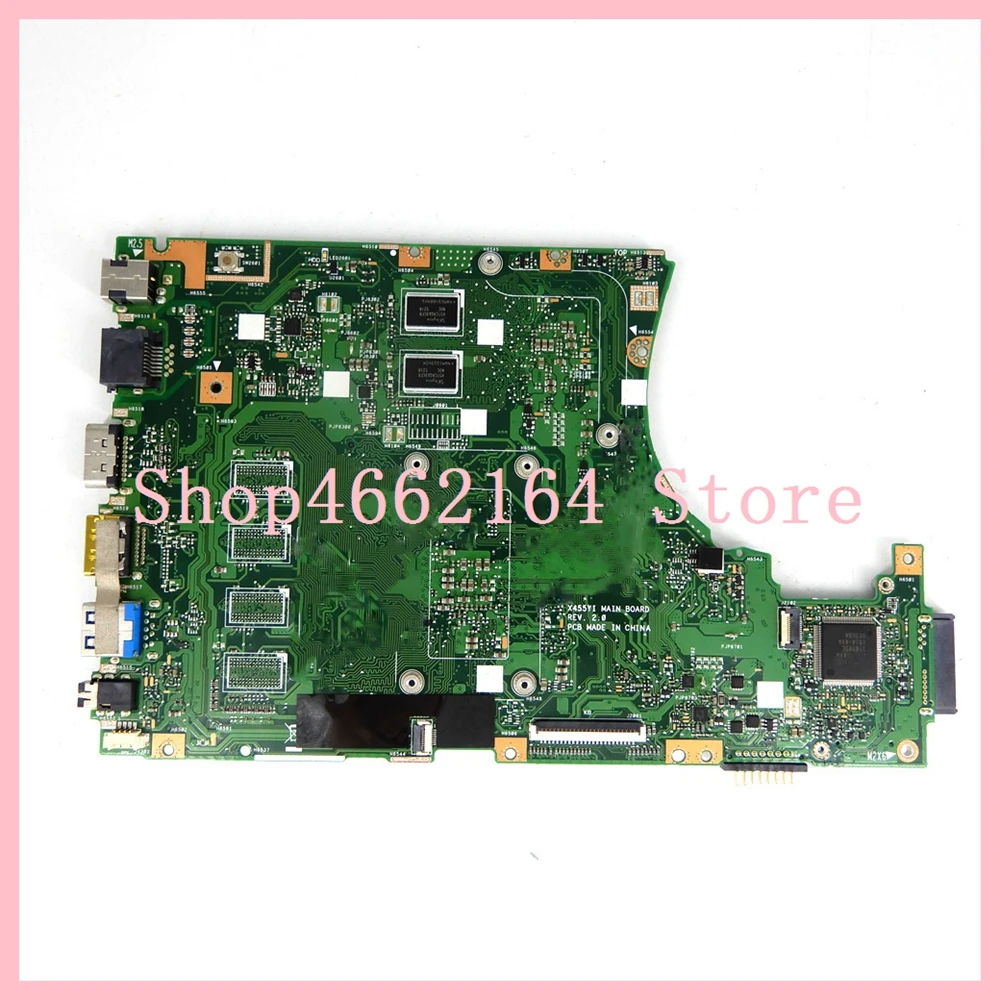 X455YI MAIN_BD.2G/E2-7100U/AS 216-0867040 Материнская плата Asus X455YI X455Y A455Y A455YI материнская плата для ноутбука Протестировано
