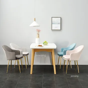 

Nordic Dining Chair Bedroom Modern Minimalist Makeup Chairs Coffee Tea Chairs Living Room Chair Chairs Home Lounge Chair