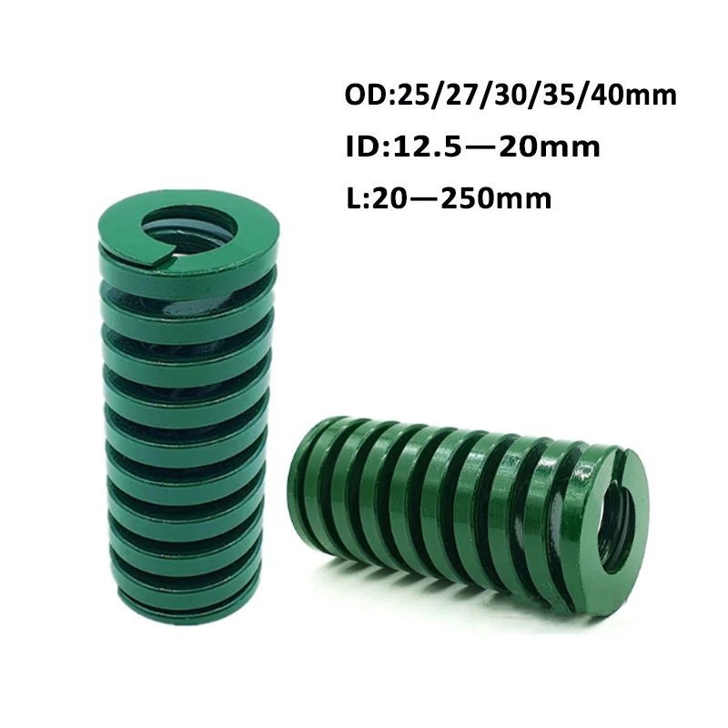 Diameter 8-40mm Red Medium Load Duty Compression Die Spring Length 15mm-300mm 