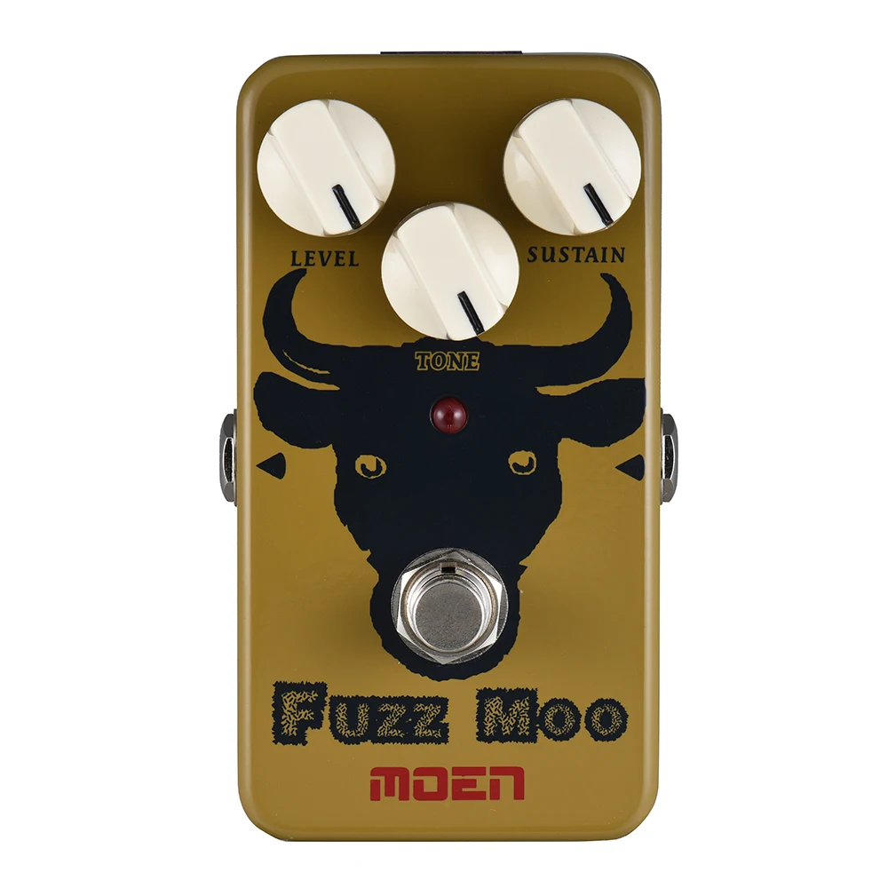 

MOEN AM-FZ Fuzz Moo Fuzz Guitar Effect Pedal True Bypass Full Metal Shell