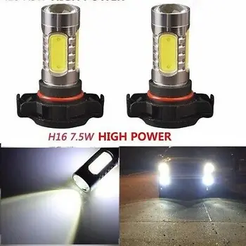 

5202 H16 160W White LED Fog Driving Light Bulb For Jeep-Chevrolet-GMC-Dodge 12v 55w Bulb Fog Lights For Toyota Matrix
