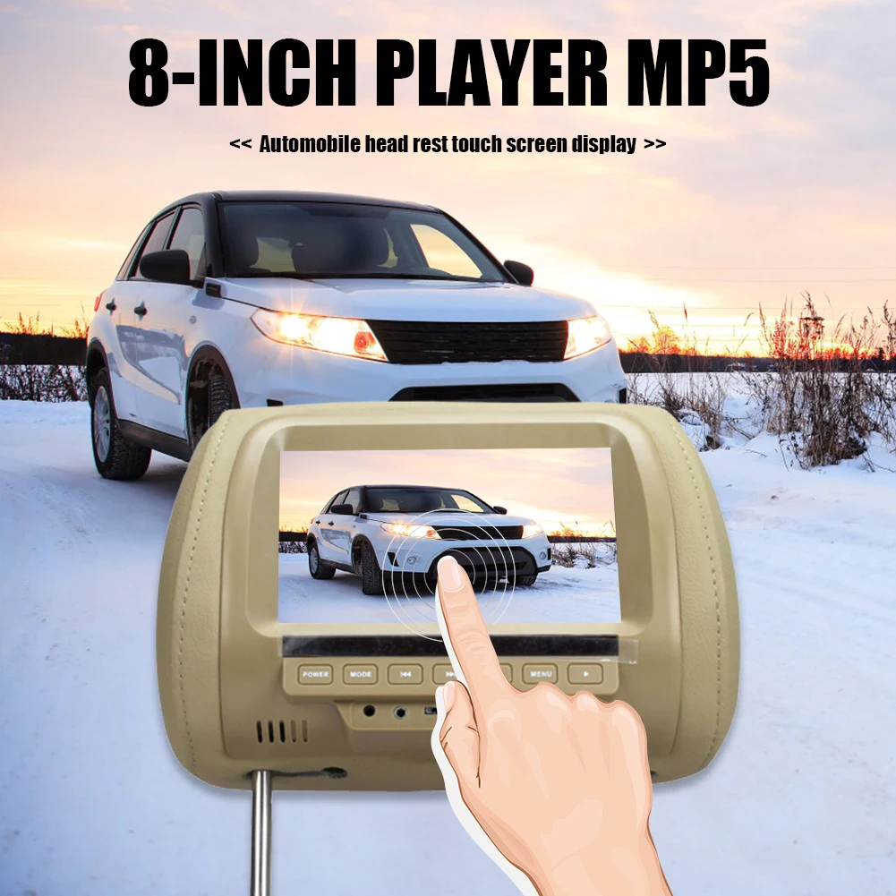 オンラインストア販売店 8インチledタッチスクリーン付きスピーカー 車のヘッドレスト用 5プレーヤー付き Fm互換 Usb入力 Fm 純正取扱店 Bertin Podologue Fr