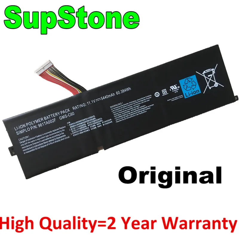 

SupStone Genuine New GMS-C60 Laptop Battery For Raze Blade R2 17.3 inch 961TA002F RZ09-0083 laptop battery free shipping