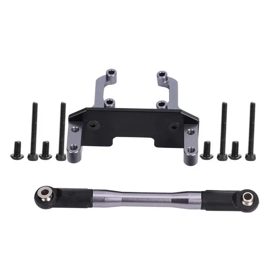 RC Servo Stand Mount with Steering Link Rod Fit for Axial SCX10 II 90046 1/10 RC Car RC Toy Accessory