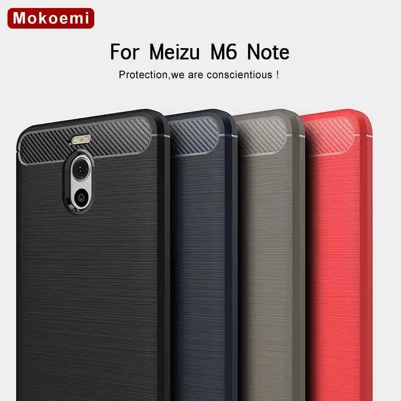 

Mokoemi Fashion Shock Proof Soft Silicone 5.5"For Meizu M6 Note Case For Meizu M6 Note Cell Phone Case Cover