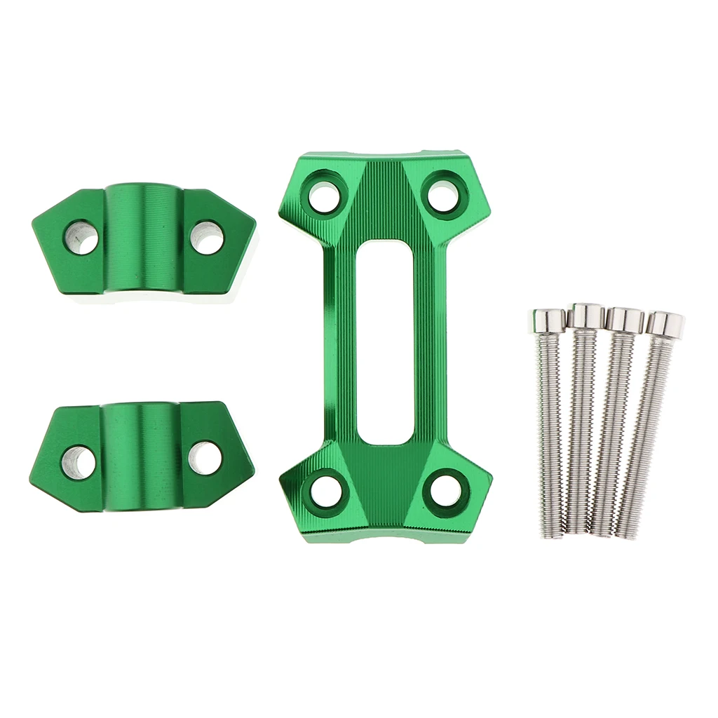 CNC Aluminum Handlebar Mount Riser Clamp For KAWASAKI Z250 Z300 Z800 Motorbikes